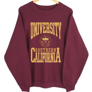 NCAA USC Trojans Shirt Sweatshirt Southern Cal Sweater Retro